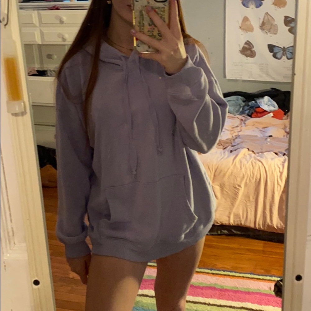 Oversized American Eagle lavender hoodie